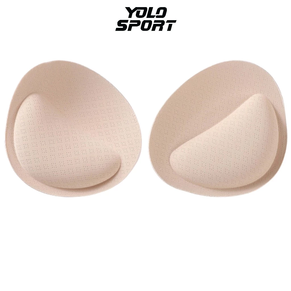 Đệm Mút Lót Áo Ngực Siêu Dày 6cm Hình Trái Tim Giọt Nước Hỗ trợ Nâng Ngực Xốp Cặp Độn Bra Tập Gym Yoga Đồ Bơi Cao Cấp
