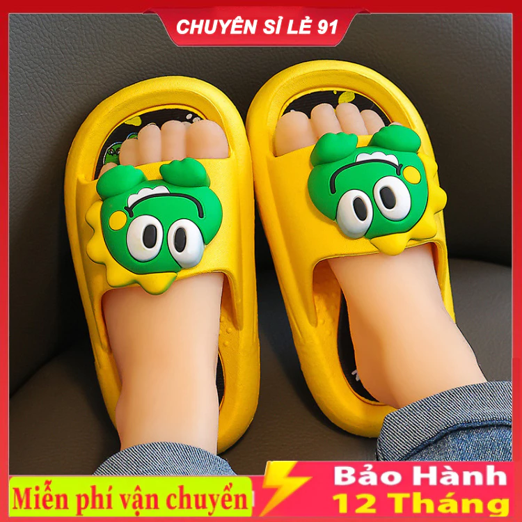 Dép Khủng Long Dễ Thương In Hình Cao Cấp Dép Trẻ Em Giá Xưởng