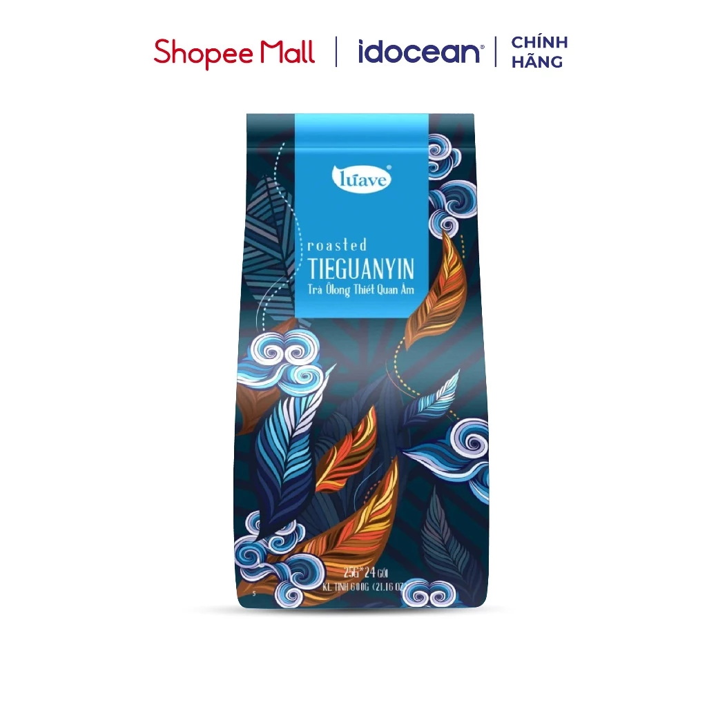 Trà Túi Lọc Ôlong Thiết Quan Âm Lúave (Roasted Tieguanyin), 100% trà oolong - 25g x 24 túi