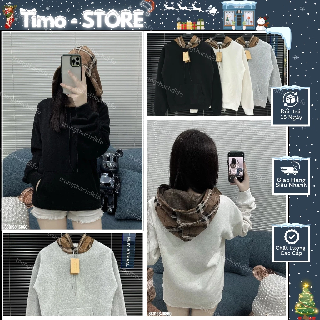 Áo Hoodie Khoá Zip Hoạ Tiết In Chữ Mũ Bản Phối Hoạ Tiết Sọc Kẻ Tay- Áo Khoác Có Mũ Nam Nữ Dày Dặn