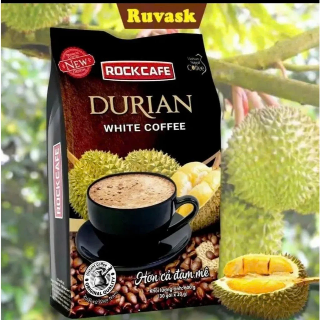 Cà Phê SẦU RIÊNG Rockcafe Túi 30 gói x 20 g