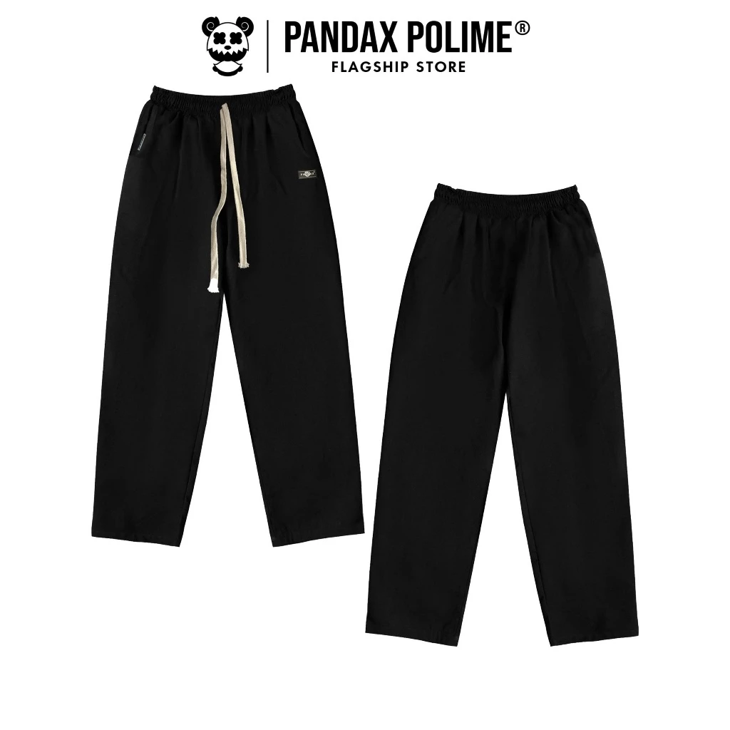 Quần baggy nam nữ Pandax polime , kaki pants unisex suông basic , quần ống đứng local brand
