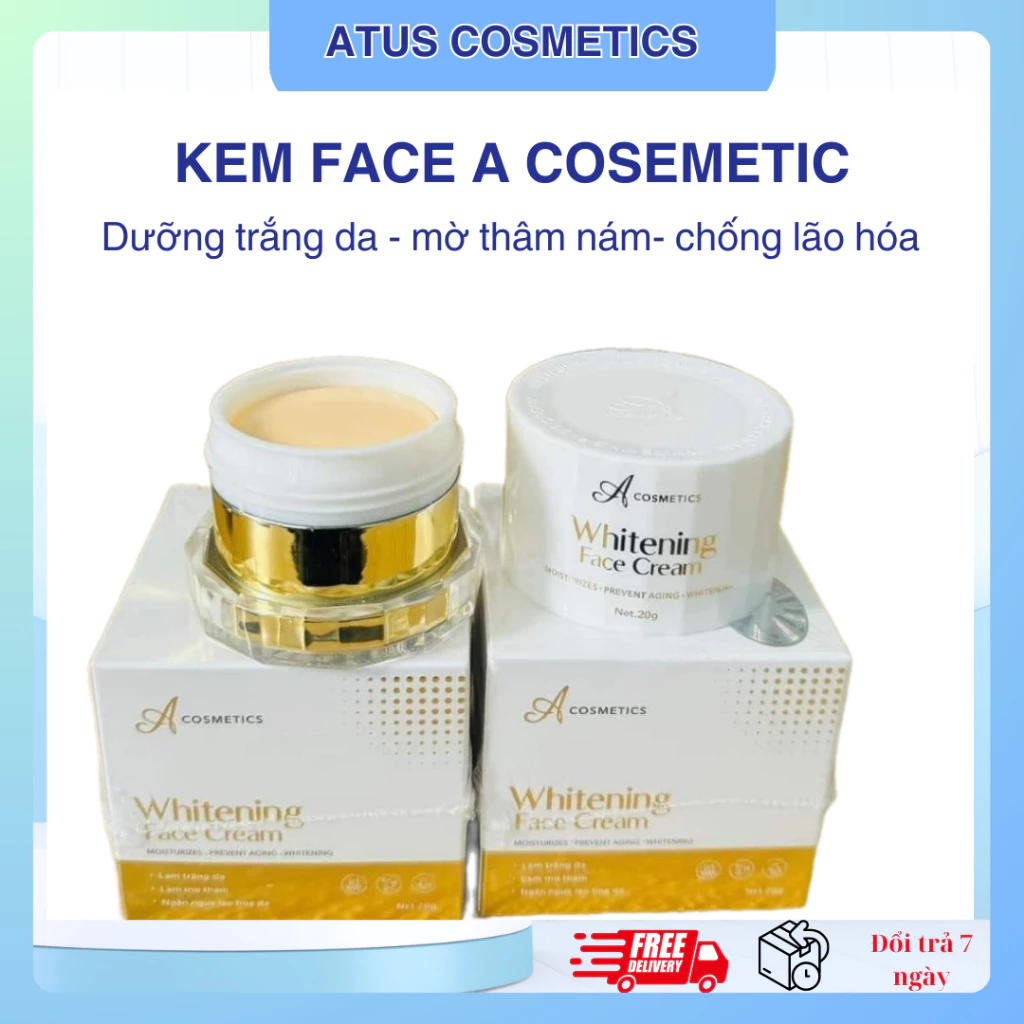 [Siêu sale] KEM FACE PHÁP CHỮ A COSMETIC kèm quà tặng, cam kết chính hãng 100%, được kiểm tra hàng trước khi nhận