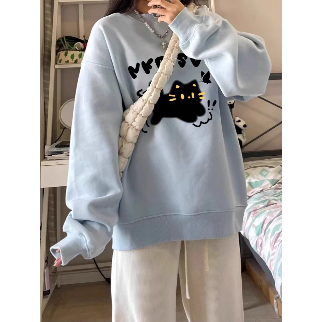 Áo Sweater Nam Nữ FKZ Unisex NKBISOV Chất Nỉ 2Da Form Rộng Áo Dài Tay Thu Đông Nỉ Mềm Mịn Phong Cách Hàn Quốc