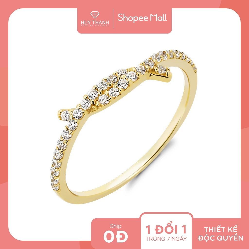 Nhẫn Nữ Vàng Tây NLF445 Huy Thanh Jewelry
