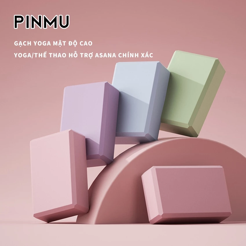 Gạch Tập Yoga PINMU, Gối Tập Yoga Cao Cấp - Hỗ Trợ Đạt Hiệu Quả Cao, Tránh Chấn Thương