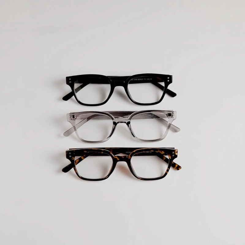 Kính giả cận, Gọng kính cận nam nữ dáng basic dáng vuông cực hot 36681 Jolie eyewear