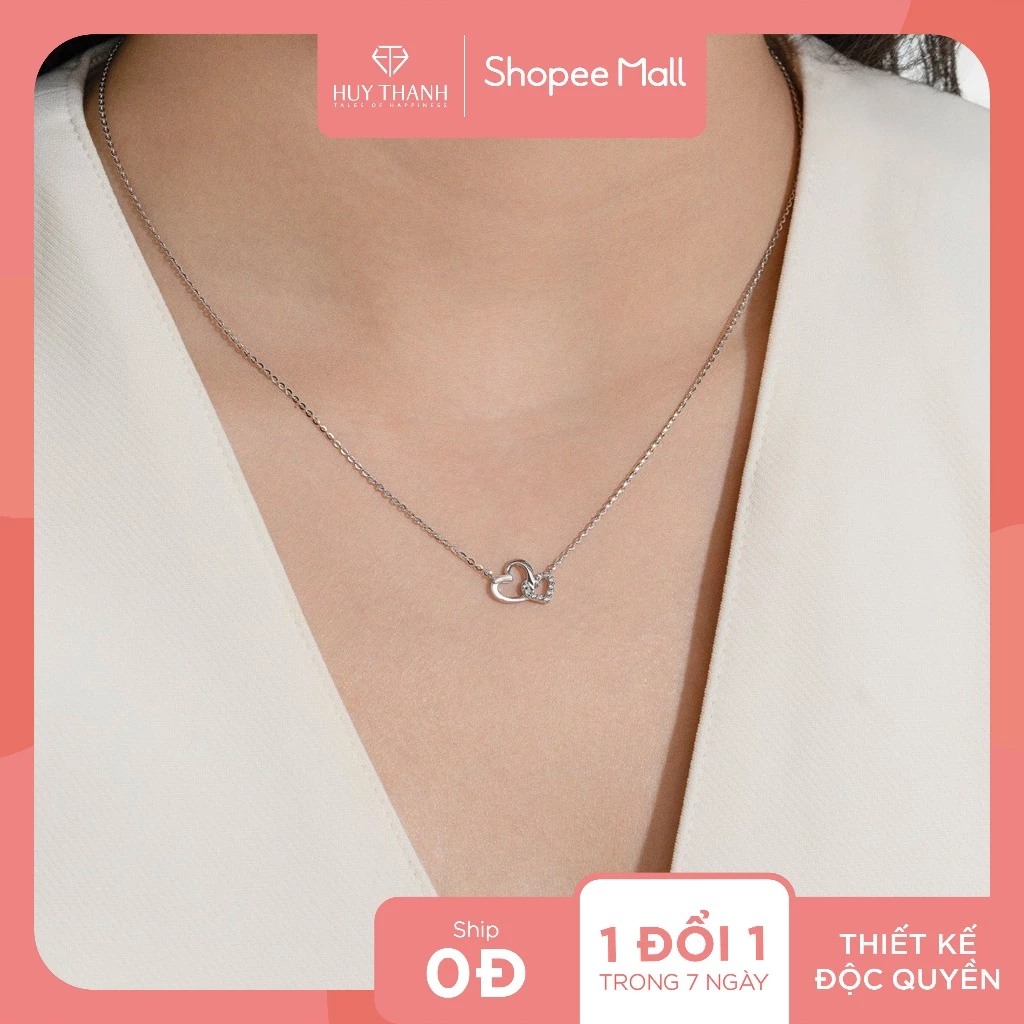 Dây Chuyền Vàng Tây 10k DCMAMD486 Huy Thanh Jewelry