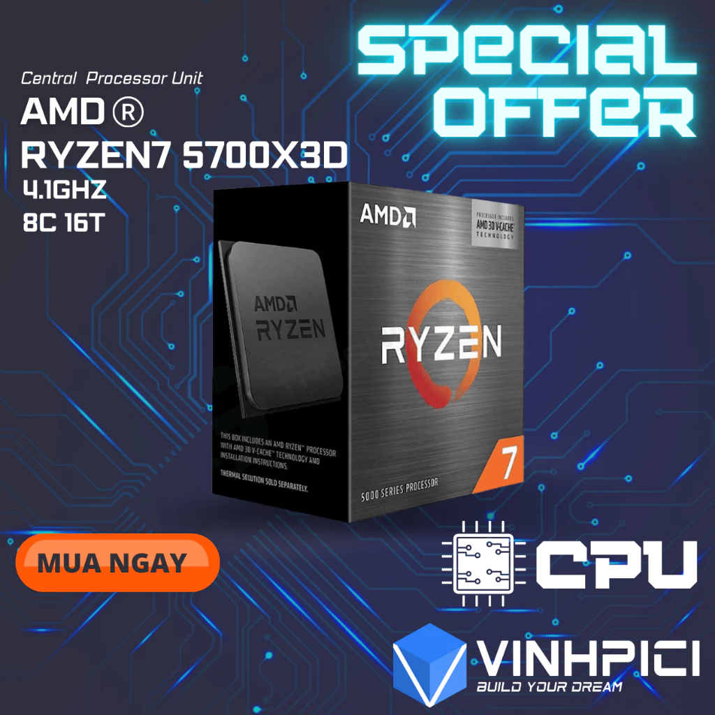 Ảnh sản phẩm: Ryzen 7 5700X3D