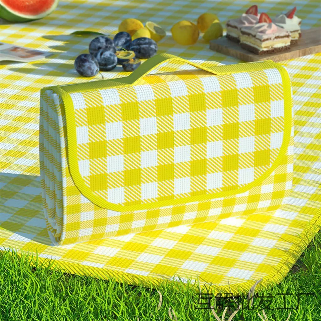 Thảm picnic thảm decor dã ngoại cao cấp chụp ảnh cực đẹp gấp gọn dễ dàng mang theo EUNIO