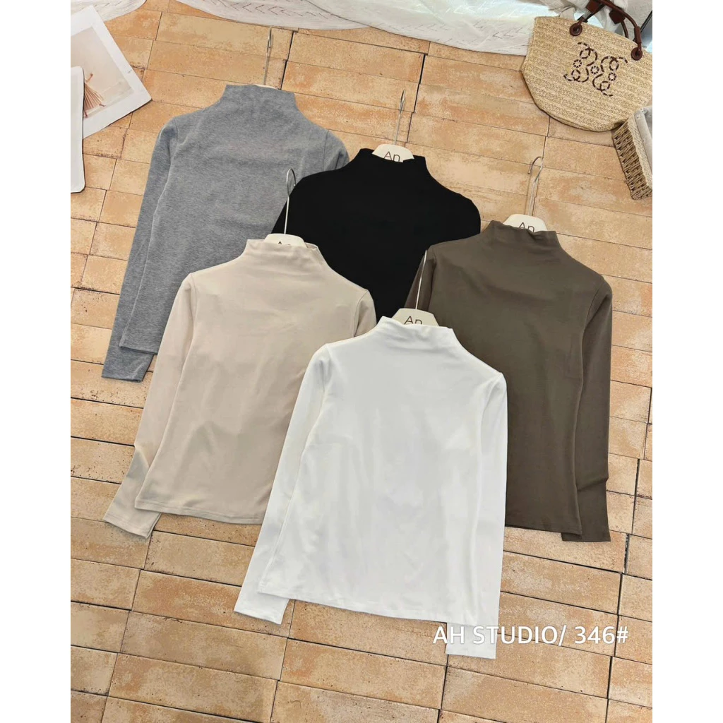 Áo giữ nhiệt nữ chất lông thỏ mềm mại mặc thu đông siêu ấm