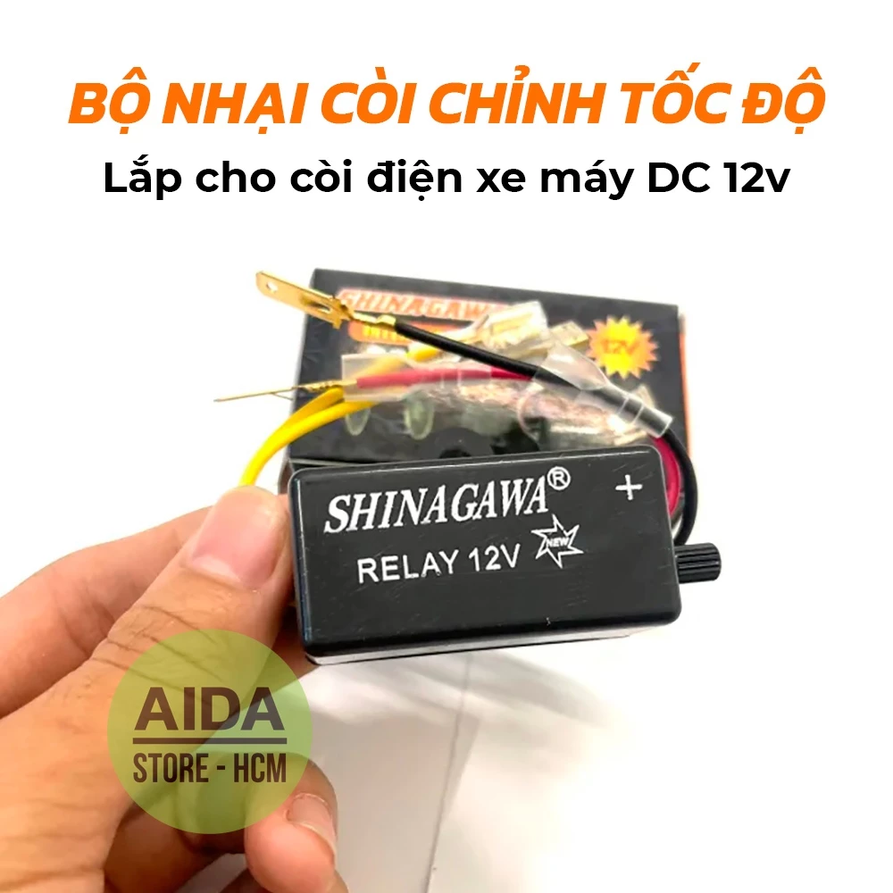 CHỈNH TỐC ĐỘ - Bộ nhại còi, kèn DC 12v điều chỉnh tốc độ nhại
