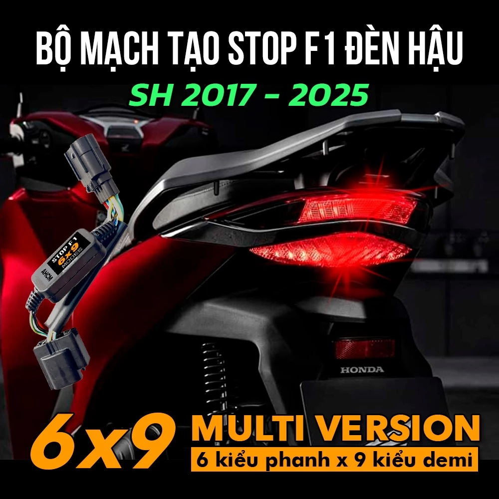 SH - Bộ mạch sẵn giắc zin tạo chớp stop F1 nhiều kiểu - KHÔNG CHỚP XI NHAN