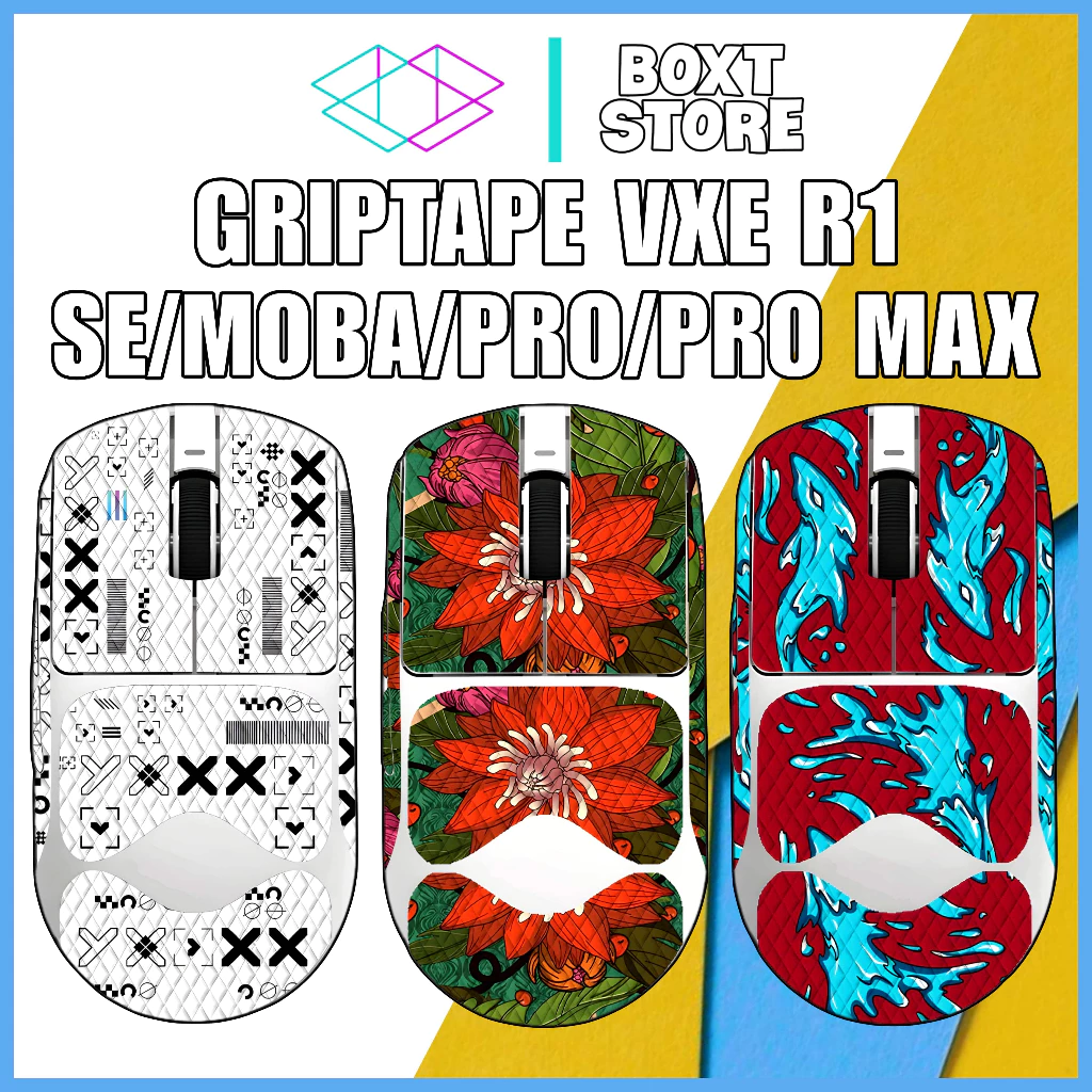 Miếng Dán Grip Tape 3M Chống Trượt Chuột VXE Dragonfly R1 SE PRO MAX - Skin Gaming Mouse