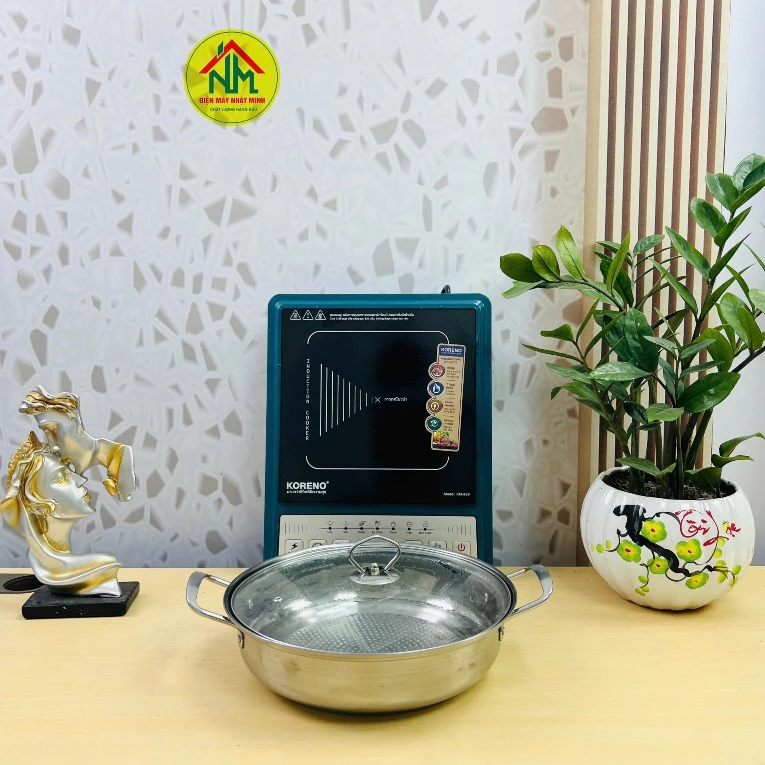Bếp từ, bếp điện, bếp từ đơn Koreno KN 869,  tặng nồi lẩu, công suất 2000W.