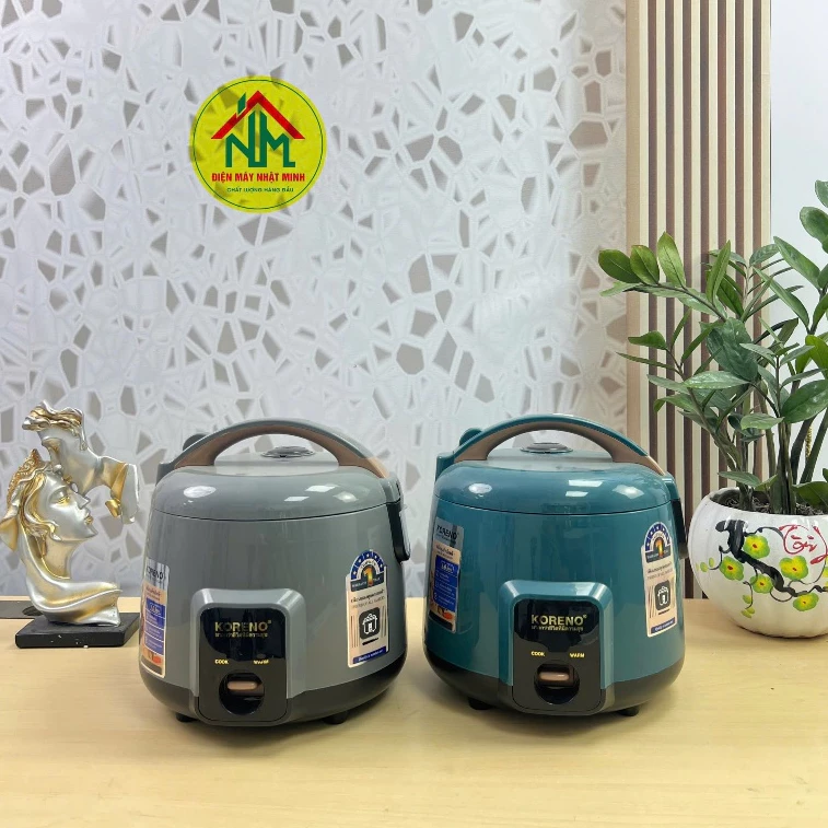 Nồi cơm điện 1 Lít Koreno KN 610, chống dính creamic, cho gia đình từ 1-2 người ăn