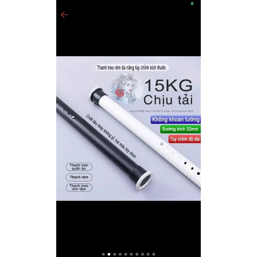 THANH (NHÔM)TREO rèm ĐA NĂNG không cần khoan thế hệ mới chắc chắn sang trọng và đẳng cấp