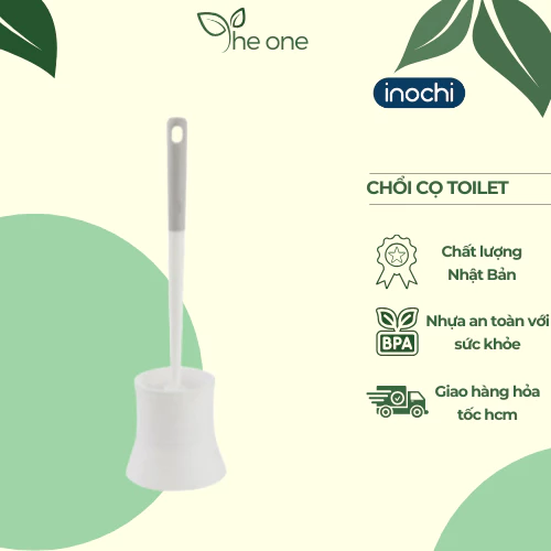 Bộ chổi inochi Kirei, vệ sinh nhà tắm, vệ sinh bồn cầu, đầu cước dễ dàng vệ sinh