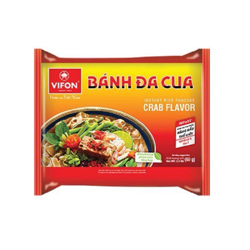 Bánh Đa Cua Vifon gói 60g - VF01