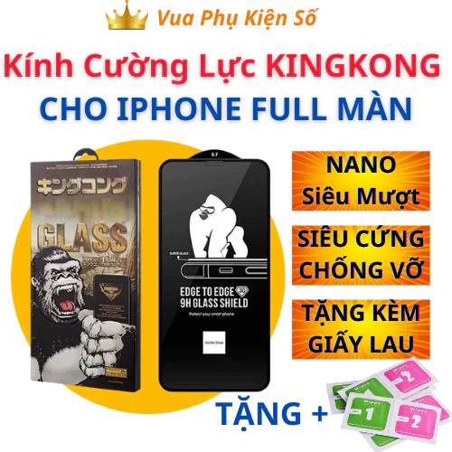 Kính Cường Lực iPhone KK 3D, Tự Dán, CNT Full Màn - iP 6/7/8/Plus/X/XS/XR/11/12/13/14/15/16/ Pro Max