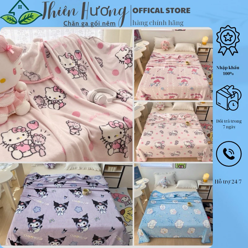 Chăn tuyết nhung Disney cho bé kích thước 1mx1m2, Mềm nỉ tuyết trẻ em mềm mịn không xù lông