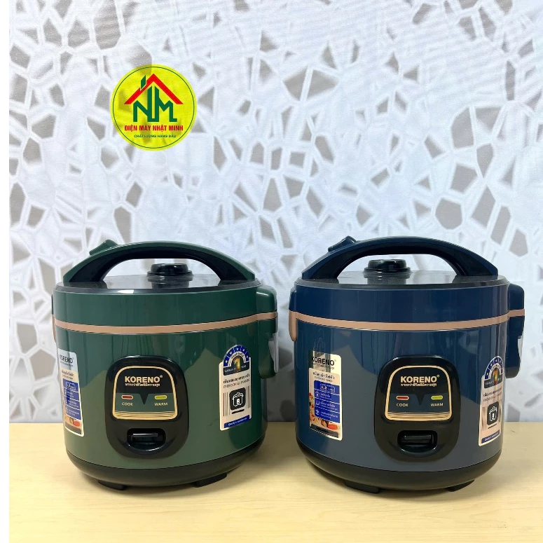 Nồi cơm điện lòng niêu 1,2 Lít koreno KN 612, cho gia đình 2-3 người ăn, chính hãng