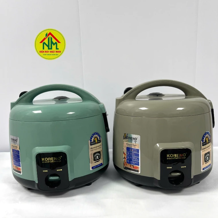 Nồi cơm điện 1,2 Lít koreno KN 611, chống dính Creamic, cho gia đình từ 2-3 người.