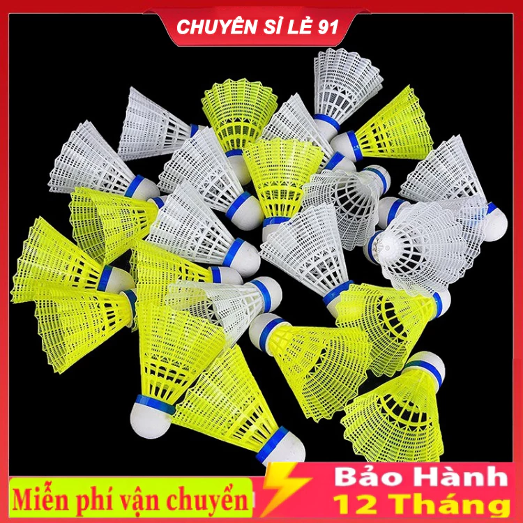COMBO 3 QUẢ Quả cầu lông nhựa đánh ngoài trời bền đẹp