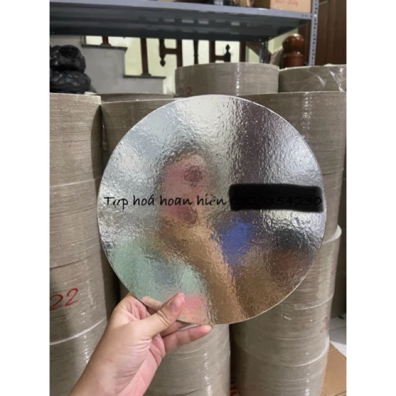 Đế tròn làm chap tráng bạc 1 mặt đủ size