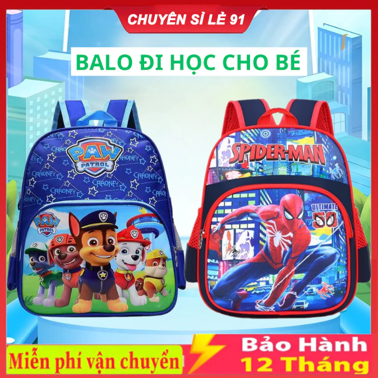 Balo đội chó cứu hộ bé trai ba lô cho học sinh mẫu giáo 1-6 tuổi