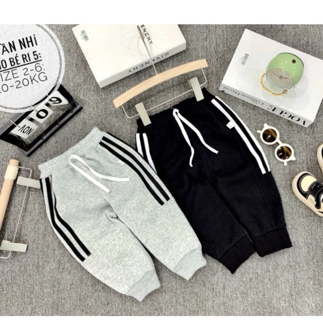 Quần nỉ dáng Jogger cực ấm cho bé trai bé gái