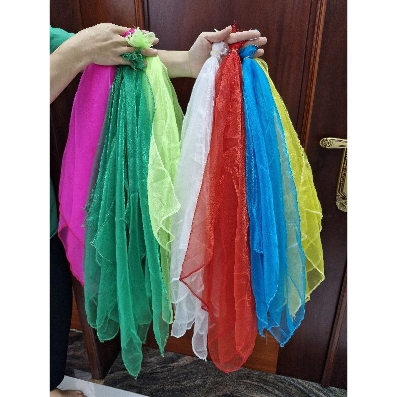 Khăn múa vải voan cát dùng để biểu diễn văn nghệ, người dân tộc tây bắc dùng trong các lễ hội