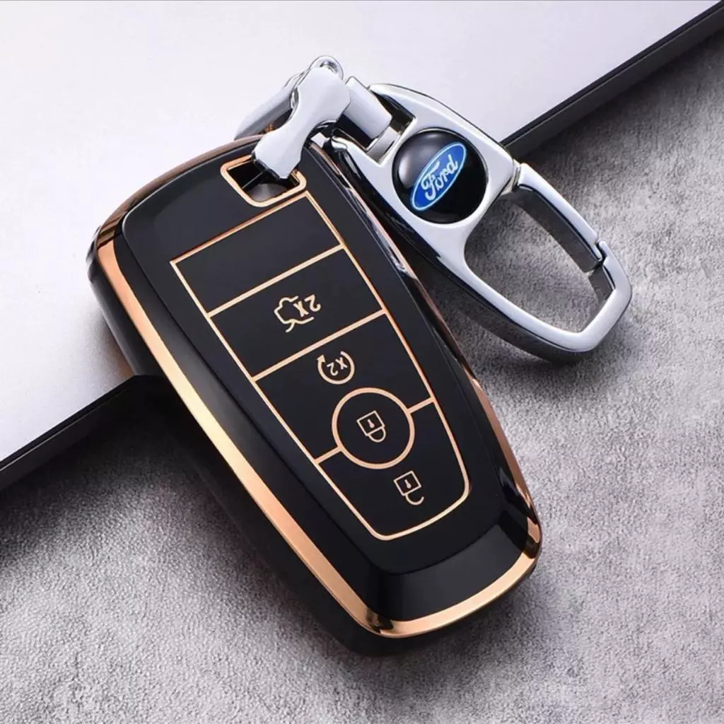 Ốp chìa khóa xe Ford Explorer (4 nút) cao cấp, mỏng, nhẹ Nội Thất Móc Khoá