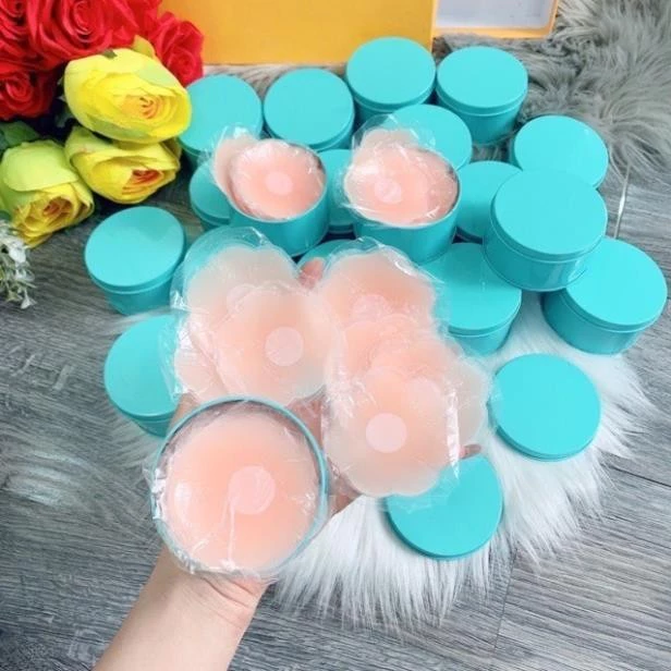 Miếng Dán Ngực Silicon ( Hộp 10 ) Miếng Dùng Nhiều Lần BA99