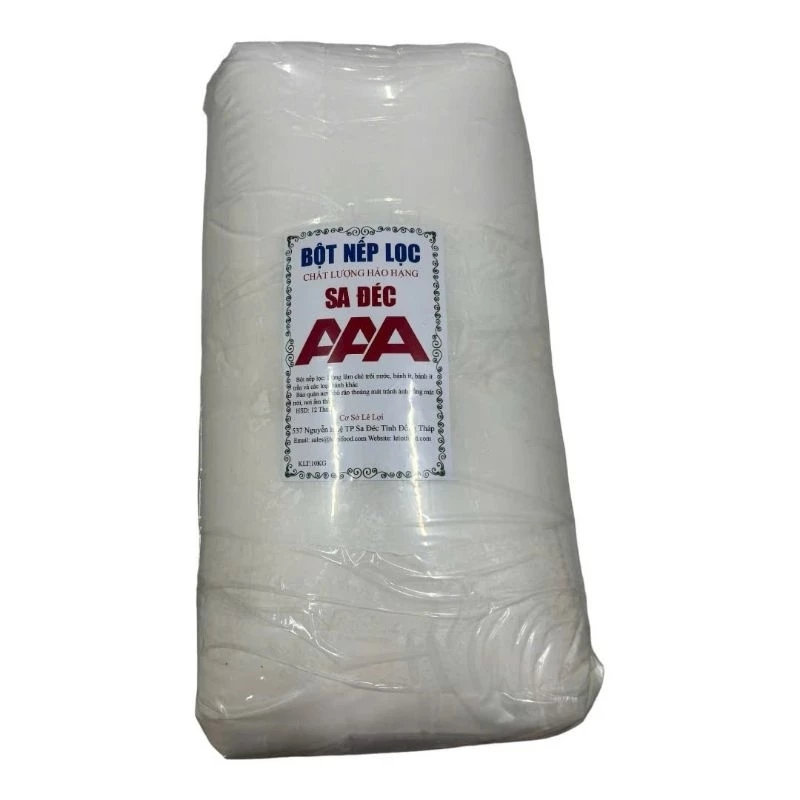 Bột Nếp Lọc Aaa chuyên làm bánh trôi nước cây xá 10kg xay mịn