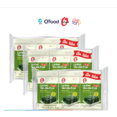 Combo 3 lốc lá kim tẩm dầu oliu O'Food ( lốc 3)