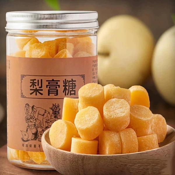 Kẹo Lê An Phế Hũ 300G, thanh nhiệt tiêu đờm Cho Mùa Đông Phù Hợp Mọi Lứa Tuổi, Kẹo lê ngậm ho-KLN