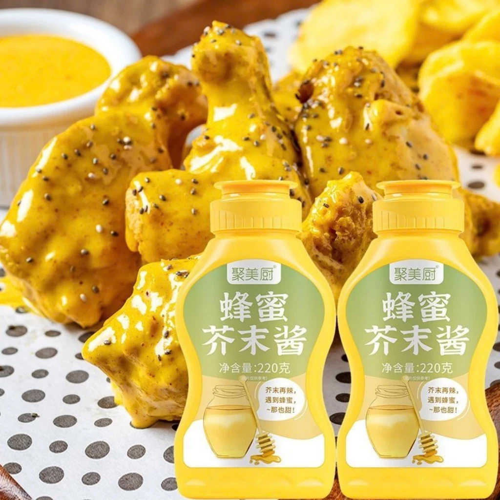 [Loại thượng Hạng] Sốt mù tạt mật ong, Mù tạt vàng cao cấp
