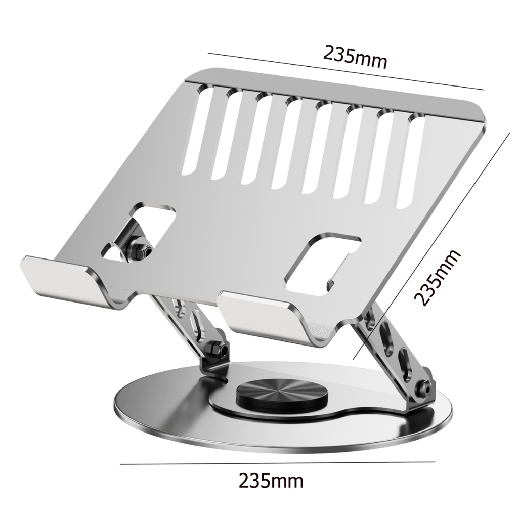 Giá đỡ máy tính bảng xoay 360 độ, giá đỡ hỗ trợ kim loại để bàn, mô hình tiện…