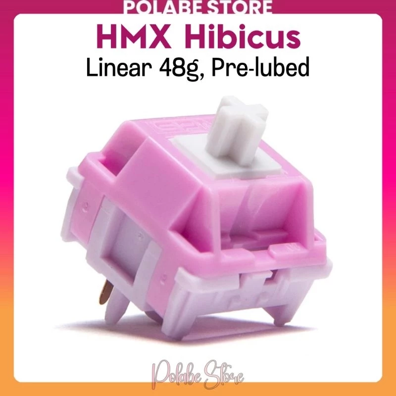 Switch HMX Hibicus linear switch Công Tắc Bàn Phím Cơ Polabe Store