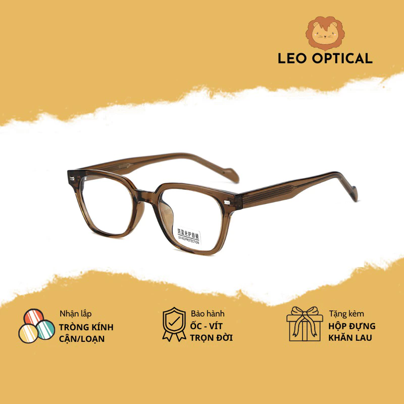 Kính mắt RYDER x LEO OPTICAL gọng vuông to dày MS9147