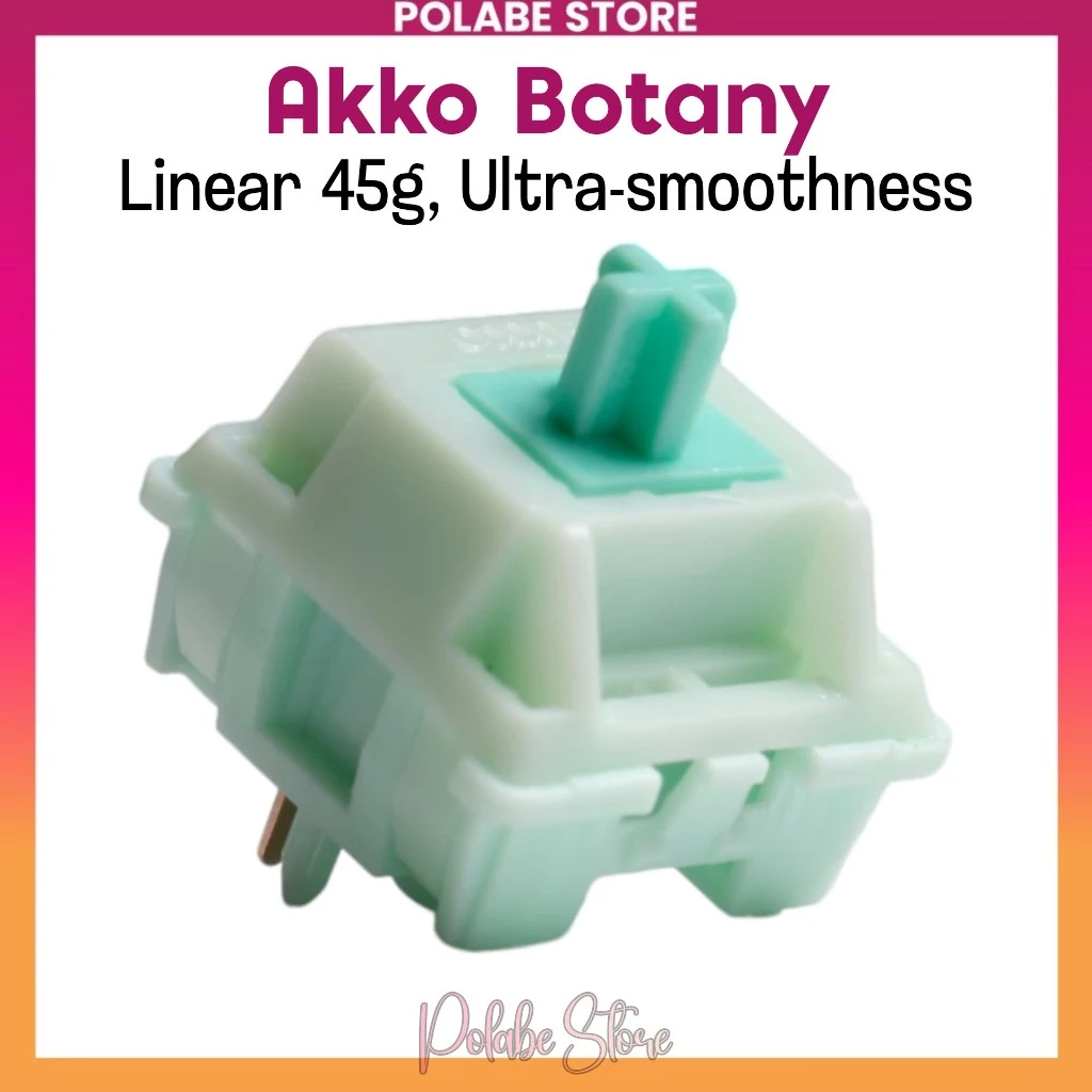Switch Akko Botany linear switch Công Tắc Bàn Phím Cơ Polabe Store