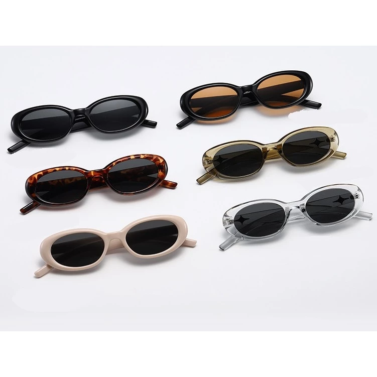 Kính mắt thời trang oval nữ nam HH04, Kính râm hiphop retro tròn du lịch đi biển chống nắng UV400 FERADO
