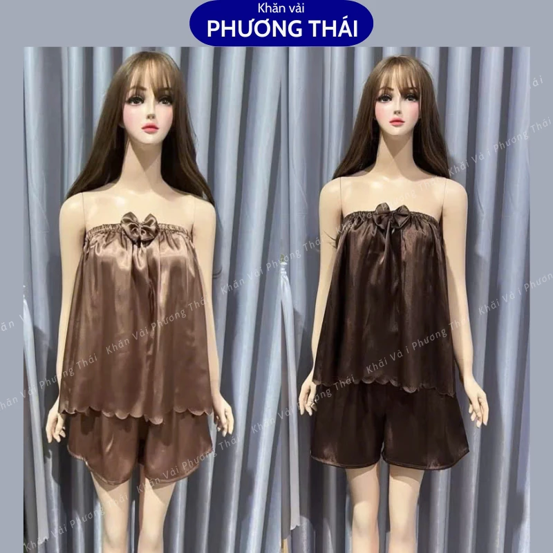 Bộ áo quây lửng spa vải lụa mềm mát mặc massage, gội đầu, triệt lông - có bán rời