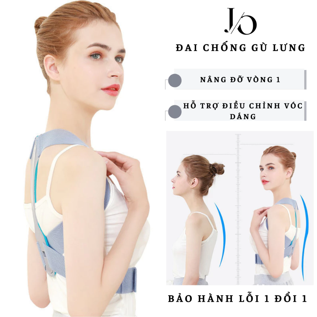 Đai Chống Gù Lưng Nam Nữ Giúp Điều Chỉnh Tư Thế Cải Thiện Vóc Dáng Chống Cong Vẹo Cột Sống MIAA