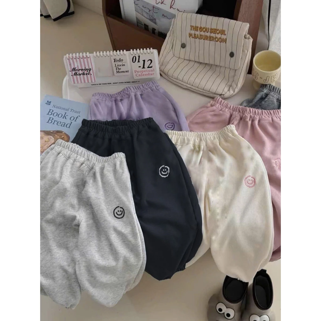Quần BOM VẢI NỈ cho các em bé đáng yêu, 2 mẫu,5 màu lựa chọn, size 8-21kg