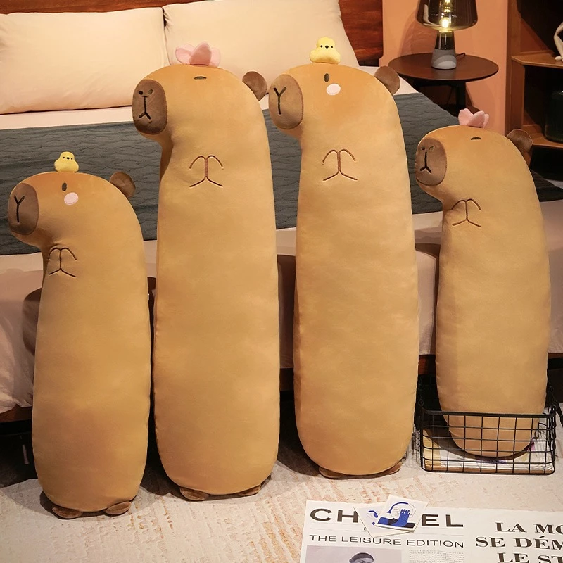 Gấu bông Capybara dễ thương búp bê gối ôm ngủ mềm mại đủ size