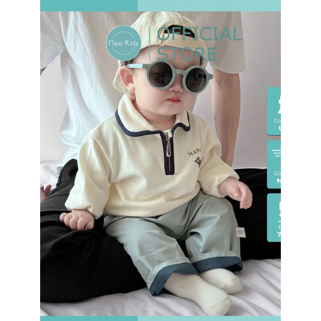 Áo nỉ bé trai, áo nỉ sweater cho bé phong cách Hàn quốc hàng QCCC loại 1