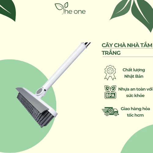 Cây đẩy nước chà sàn đa năng cán dài, thiết kế nhỏ gọn dễ sử dụng chà sạch bụi bẩn k cần cúi người