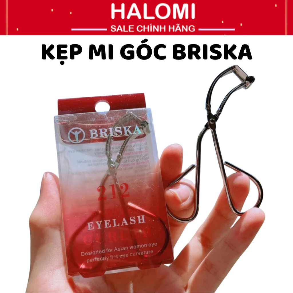 Kẹp mi góc BRISKA 212 Eyelash Curler Accent HALOMI siêu êm giúp cho đôi mi cong đẹp